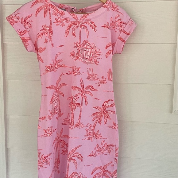 T by Talbots pink floral athletic sundress size P. - Picture 1 of 11